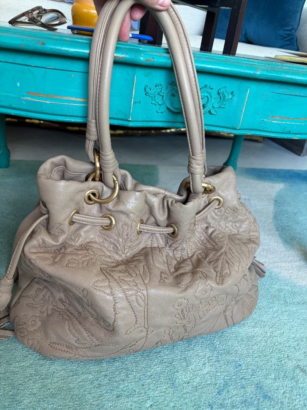 Isabella Fiorè y2k embroidered boho bag